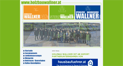 Desktop Screenshot of holzbauwallner.com